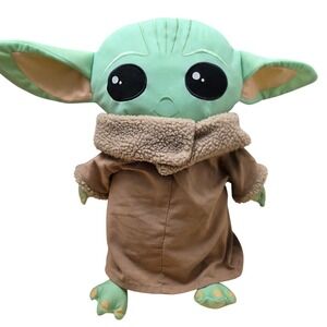 Star Wars The Mandalorian Grogu Baby Yoda Jumbo Plush Green Pre-Owned